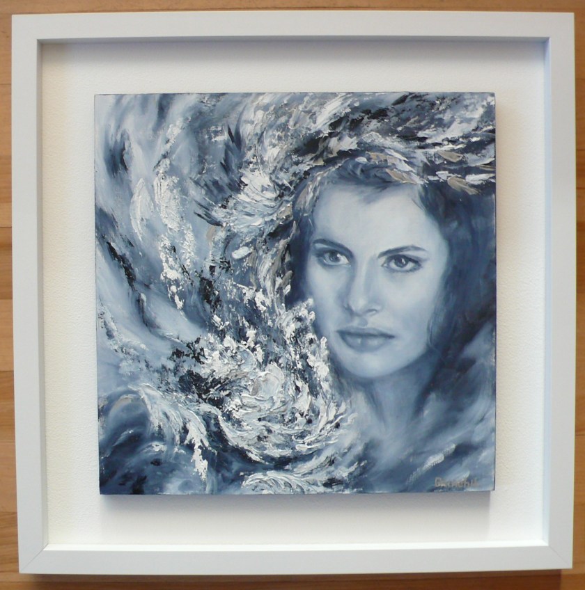 Black and White N2 , 12"x 12"